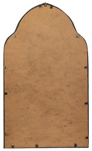 Zrcadlo ACONCHI 58 cm 100 cm Kov Zlatá