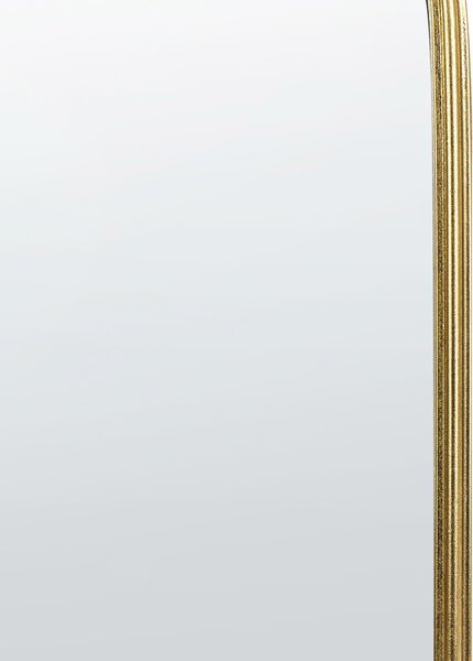 Zrcadlo ACONCHI 58 cm 100 cm Kov Zlatá