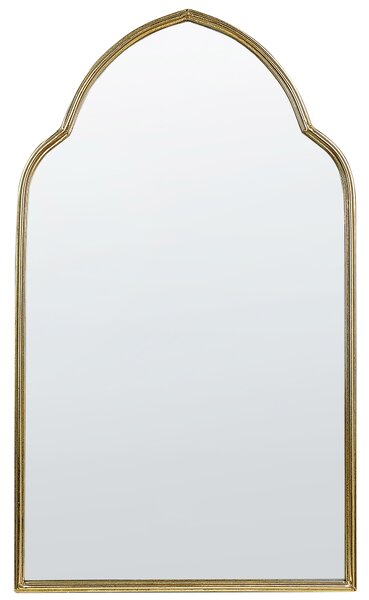 Zrcadlo ACONCHI 58 cm 100 cm Kov Zlatá