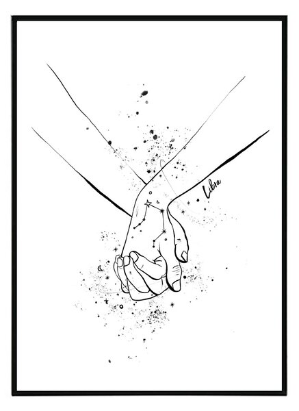 Znamení Váhy - 30x40 cm Obraz