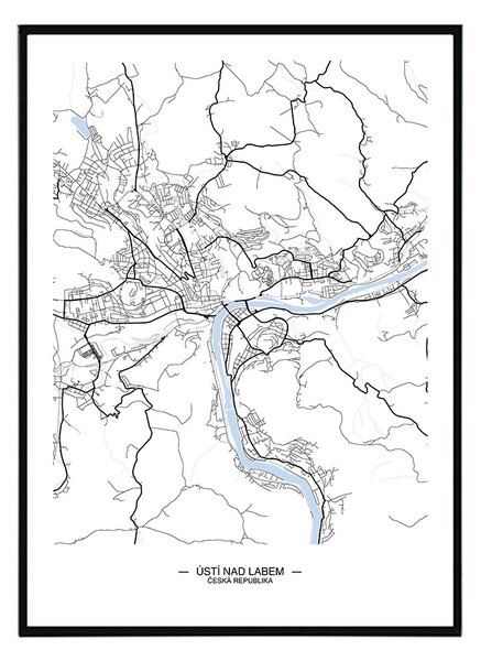 Ústí nad Labem - 30x40 cm Obraz
