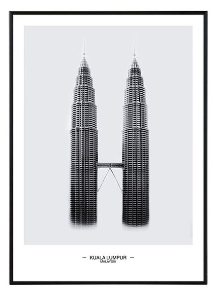 Kuala Lumpur - 50x70 cm Obraz