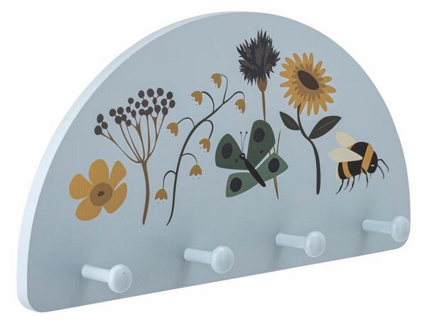 Dřevěný dětský věšák Juliana - 4 háčky Bloomingville