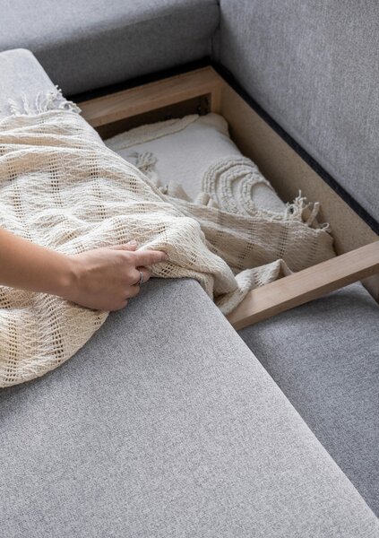 SEDACÍ SOUPRAVA, textil, světle šedá MID.YOU - Sedací soupravy, Online Only