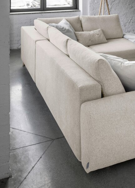 ROHOVÁ SEDAČKA, textil, béžová MID.YOU - Sedací soupravy, Online Only