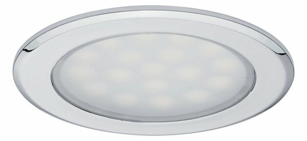 Paulmann LED nábytkové vestavné svítidlo kruhové 2ks sada 2x2,5W chrom 999.20 P 99920