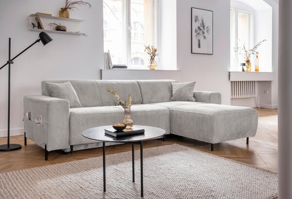 ROHOVÁ SEDAČKA, textil, béžová MID.YOU - Sedací soupravy, Online Only