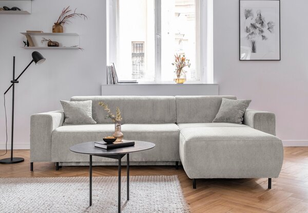 ROHOVÁ SEDAČKA, textil, béžová MID.YOU - Sedací soupravy, Online Only