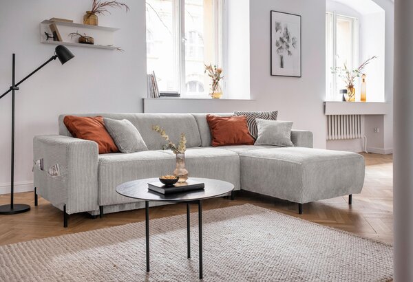 ROHOVÁ SEDAČKA, textil, béžová MID.YOU - Sedací soupravy, Online Only