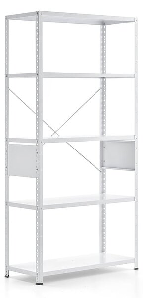 AJ Produkty Regál FIRST, 1960x1010x400 mm, bílý