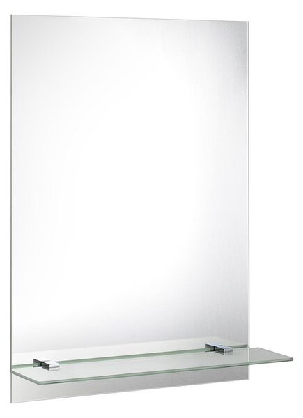 Aqualine Zrcadlo s otvory pro polici 50x70cm, včetně závěsů