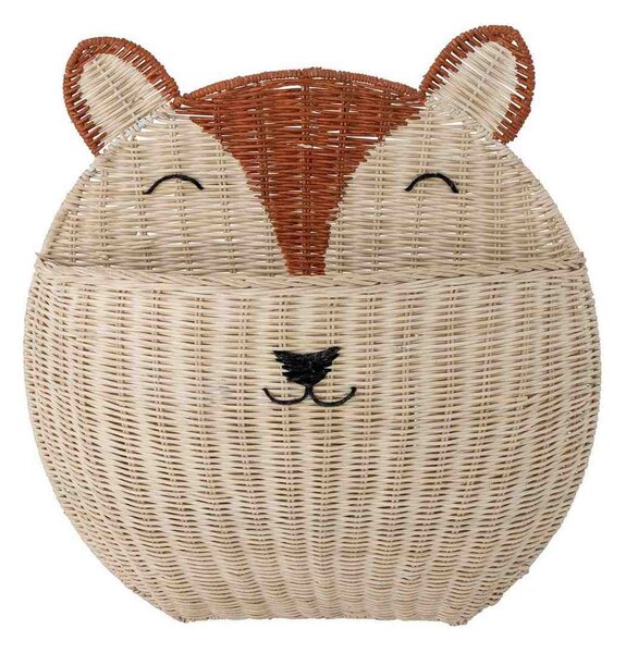 Ratanový nástěnný úložný box Gerti 47x44 cm Bloomingville
