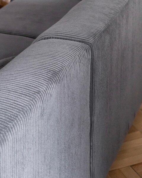 ROHOVÁ SEDAČKA, textil, světle šedá MID.YOU - Sedací soupravy, Online Only