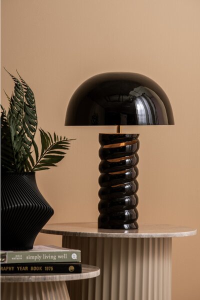 Leitmotiv Stolní designová kovová lampa 2227BK, černá