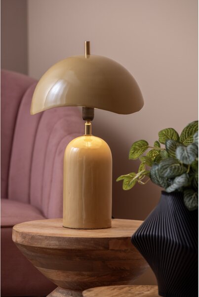 Leitmotiv Stolní designová kovová lampa 2228YE, žlutá