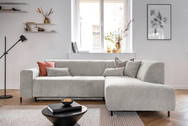 ROHOVÁ SEDAČKA, textil, béžová MID.YOU - Sedací soupravy, Online Only