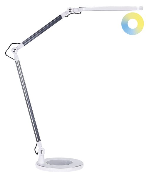LED stolní lampa GRUS se stmívačem Kov Stříbrná