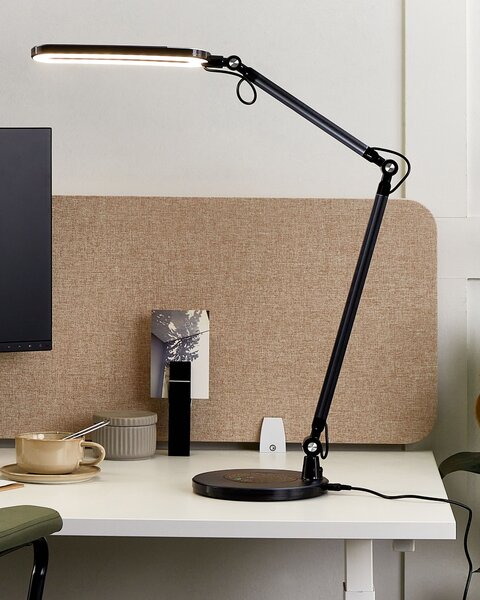 LED stolní lampa GRUS se stmívačem Kov Černá