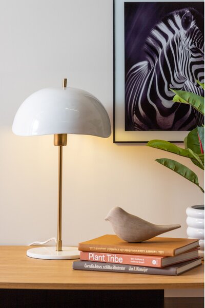 Leitmotiv Stolní designová kovová lampa 2125WH, bílá
