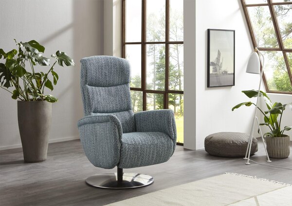 RELAXAČNÍ KŘESLO, textil, šedá Dieter Knoll - Relaxační křesla
