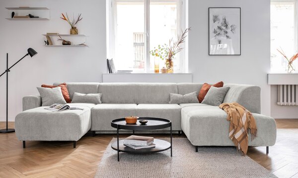 SEDACÍ SOUPRAVA, textil, béžová MID.YOU - Sedací soupravy, Online Only