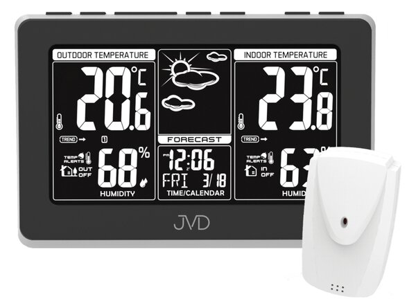 JVD Rádiem řízená meteorologická stanice JVD RB658
