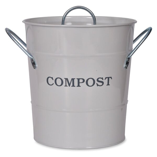 Plechový kompostér Chalk 3,5 l Garden Trading