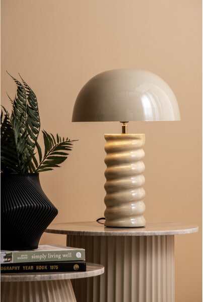 Leitmotiv Stolní designová kovová lampa 2227LB, béžová