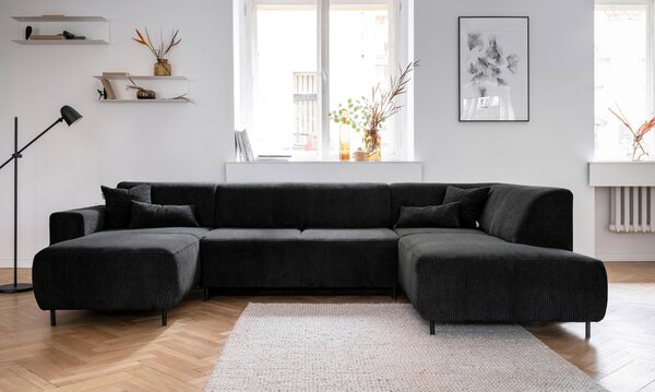SEDACÍ SOUPRAVA, textil, tmavě šedá MID.YOU - Sedací soupravy, Online Only