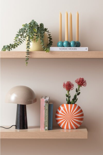 Leitmotiv Stolní designová kovová lampa 2198BK, černá
