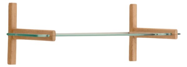 Skleněná modulární police Kave Home Sitra 90 cm