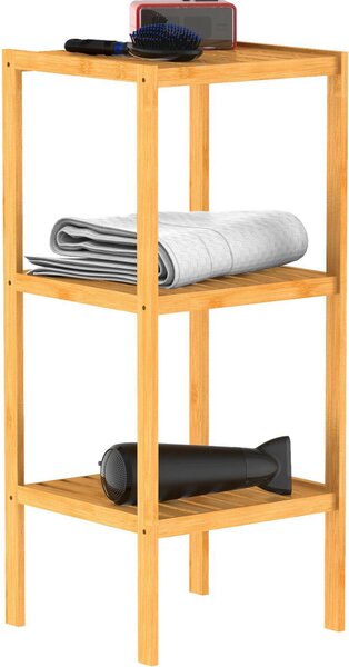 REGÁL DO KOUPELNY, bambus, hnědá Carryhome - Koupelnové regály
