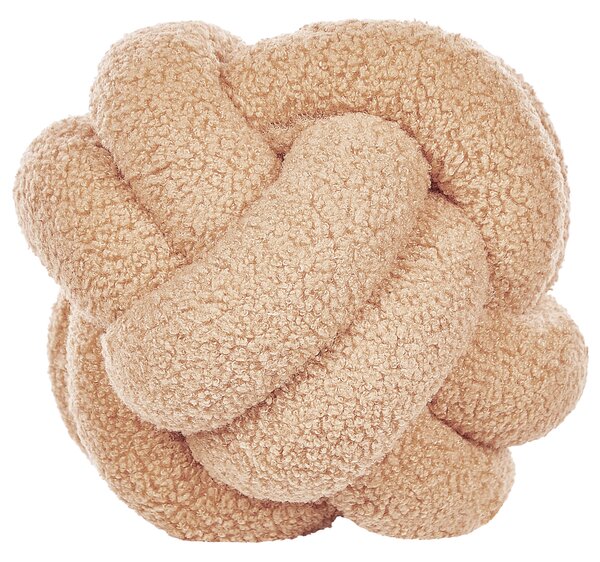 Dekorativní polštář MALNI Buklé 19 x 19 cm Pískově béžová Bez vzoru
