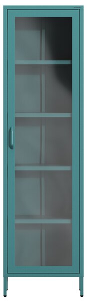 Vitrína LUIGI, 500 x 1800 x 350 mm, Modern: mořská modrá