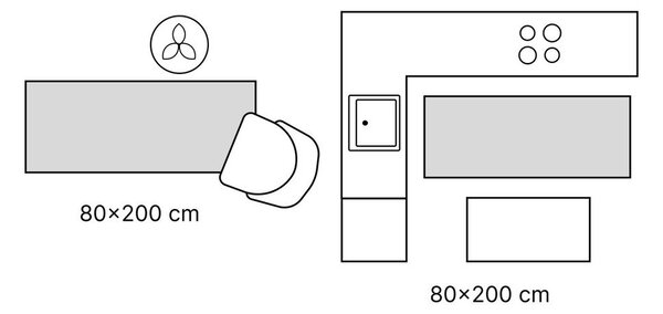 Jutový běhoun v přírodní barvě 80x200 cm Bouclé – Hanse Home