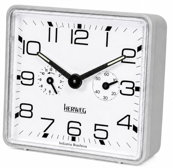 Mechanický budík Herweg 2245 GREY
