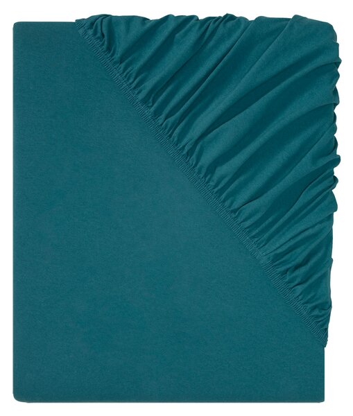 LIVARNO HOME Žerzejové napínací prostěradlo, 140–160 x 200 cm (modrá) (100351697004)