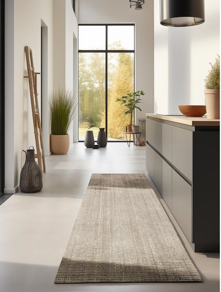 Krémový jutový běhoun 80x200 cm Bouclé – Hanse Home
