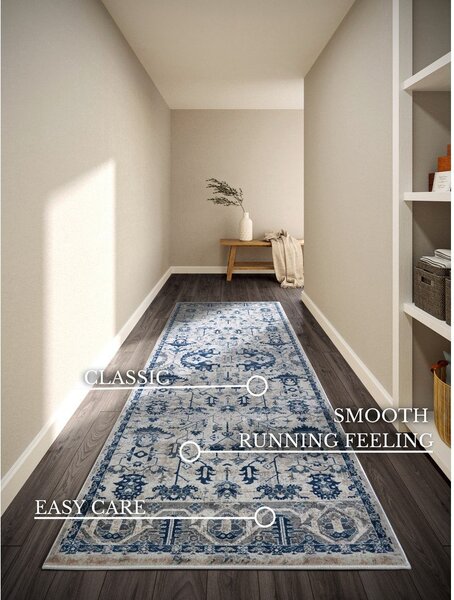 Modrý běhoun 80x240 cm Emmanuel – Villeroy&Boch