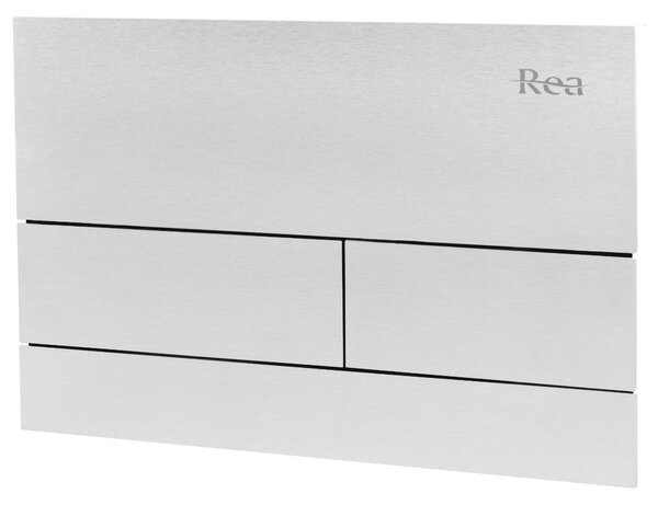 Rea, tlačítko na splachování k podomítkovým systémům WC K011A-Q Rea T, broušená ocel, REA-E0057