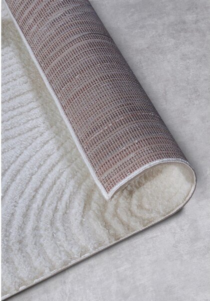Krémový běhoun 80x240 cm Chappe Cream White – Elle Decoration