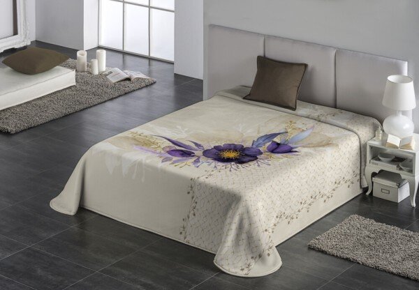 Španělská deka Piel model 5392 220 x 240 cm, přírodní bílá, PIEL S.A