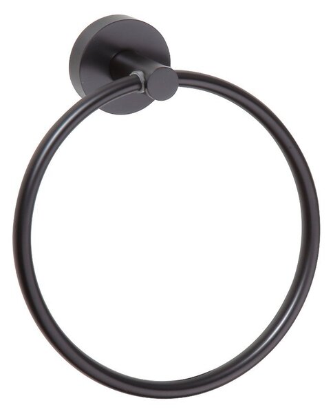 Sapho Sapho, X-ROUND BLACK držák ručníků kruh, černý, XR411B