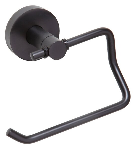 Sapho Sapho, X-ROUND BLACK držák toaletního papíru bez krytu, černý, XR704B