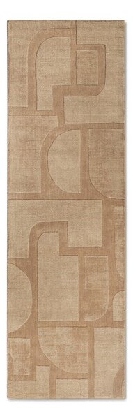 Béžový ručně tkaný vlněný běhoun 80x250 cm Alexis – Villeroy&Boch