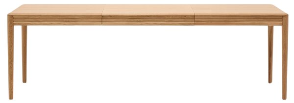 Dubový rozkládací jídelní stůl Kave Home Lenon 160-200 x 90 cm