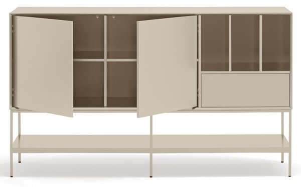 Krémová komoda Teulat Platt 166 x 45 cm