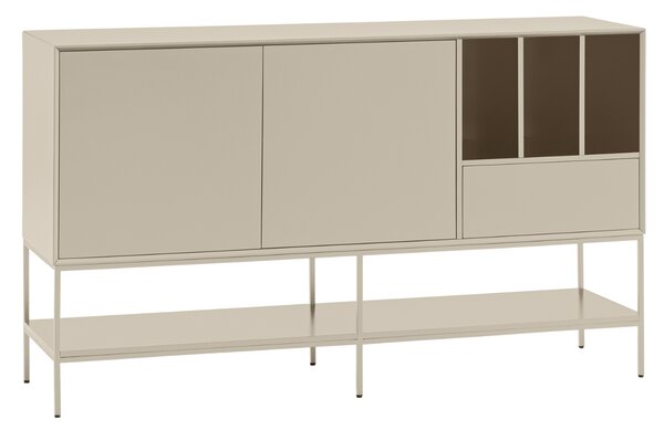 Krémová komoda Teulat Platt 166 x 45 cm