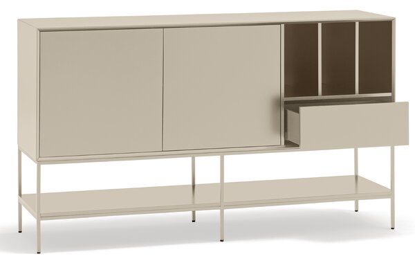 Krémová komoda Teulat Platt 166 x 45 cm
