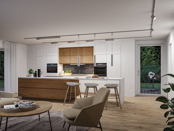 Paulmann 95712 Ceris, lineární panel pro Urail system, 9,5W LED 4000K, tříkrokové stmívání, matný chrom